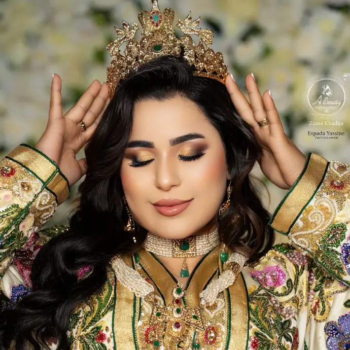Maquillage de mariée , au maroc Amal elchaoui